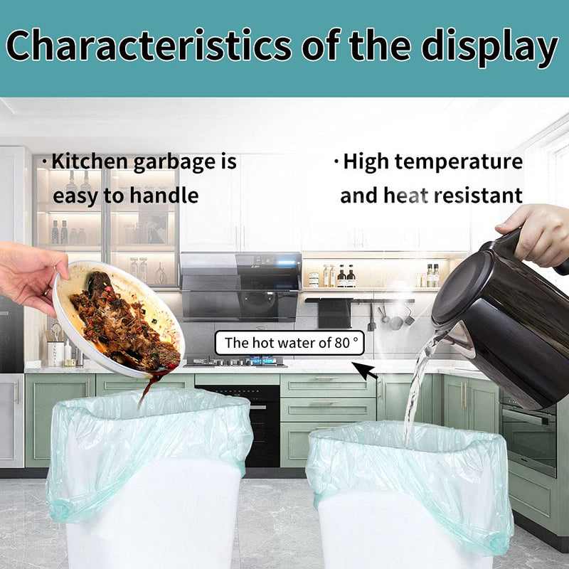 Small Trash Bags 240 Count Garbage Bags SWIHELP Waste Basket Liners for Bathroom, Kitchen ,Bedroom, Office Pet Car 15 Liter Trash Can 4 Gallon 240Counts / Mixed - NewNest Australia