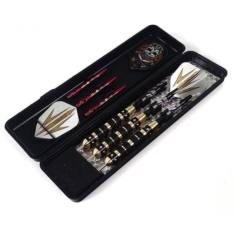 CUESOUL 20/23/26 Grams Steel Tip Darts - Black Coating Brass Barrels 23 Grams - NewNest Australia