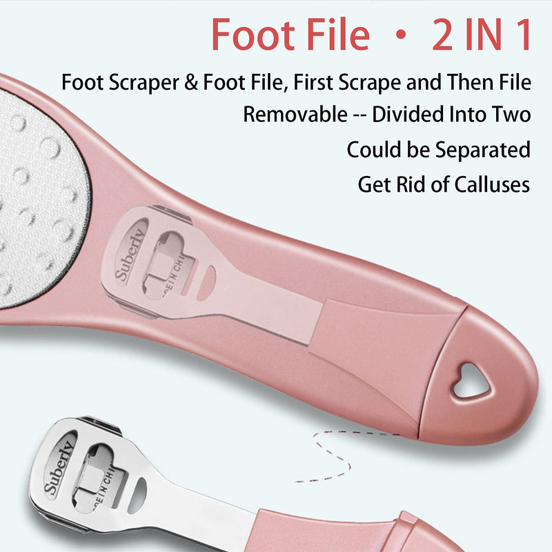 NICENEEDED Nano Foot File Callus Remover, Double-Sided Colossal Foot Rasp for Women & Men Dead Skin Remover Foot Care Tool - NewNest Australia