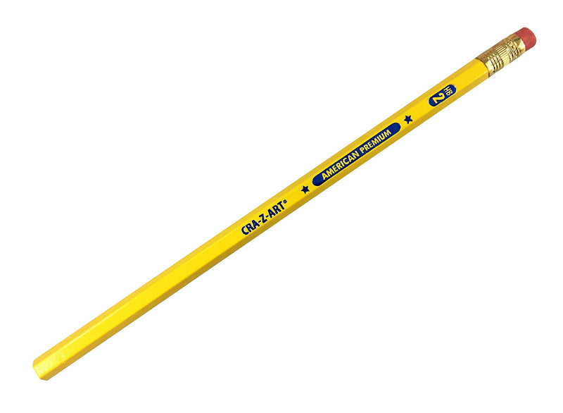Cra-Z-Art Wood Cased Unsharpened #2 HB Yellow Pencils 96 Pack - NewNest Australia