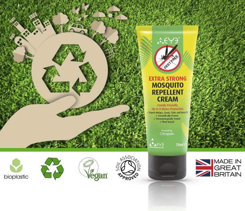 THEYE Natural Mosquito Repellent Cream and Micro Spray Combo Pack | DEET & Alcohol Free | Scientifically Proven | Family Friendly | Up to 8 Hr Protection 2 Count (Pack of 1) - NewNest Australia