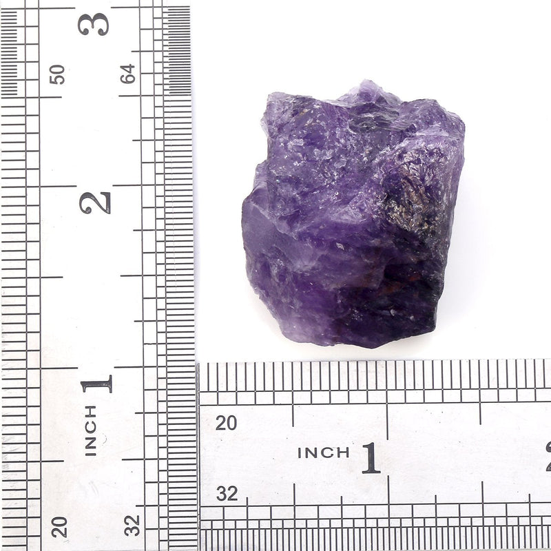 Jovivi 0.1 lb Rough Amethyst Crystal Raw Purple Quartz Rock Natural Chakra Stone for Cabbing,Tumbling,Lapidary,Polishing, Wicca &Reiki Healing Crystal Balancing (1.18"-1.37") Amethyst(1.18"-1.37") - NewNest Australia