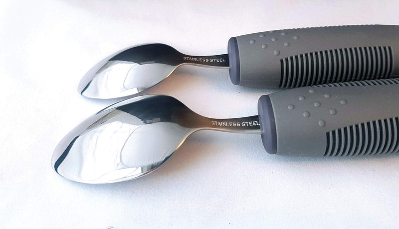 BunMo Adaptive Utensils for Elderly/Arthritis/Weak Hand Grip & Handicapped - Convenient Travel Pouch - NewNest Australia