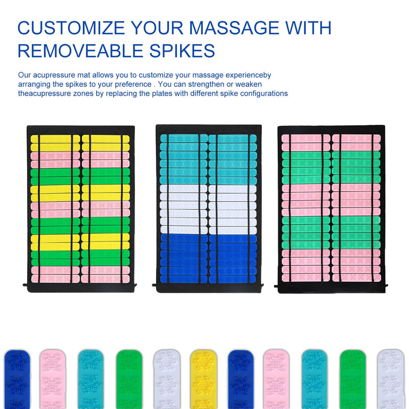 Acupressure Mat With Cushion, Acupressure Set Acupressure Mat With Cushion For Soothing Relaxation And Massage, Acupressure Mat, Massage Mat, Acupressure Mat - NewNest Australia