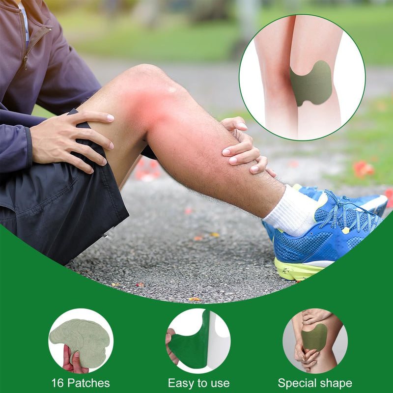 Pain Relief Patch Knee, Ksndurn Pain Relief Patch Pack of 20 - Pain Plasters Wellnee Plasters for Knees Pain Plasters Knee Wormwood Plasters for Pain Relief - NewNest Australia