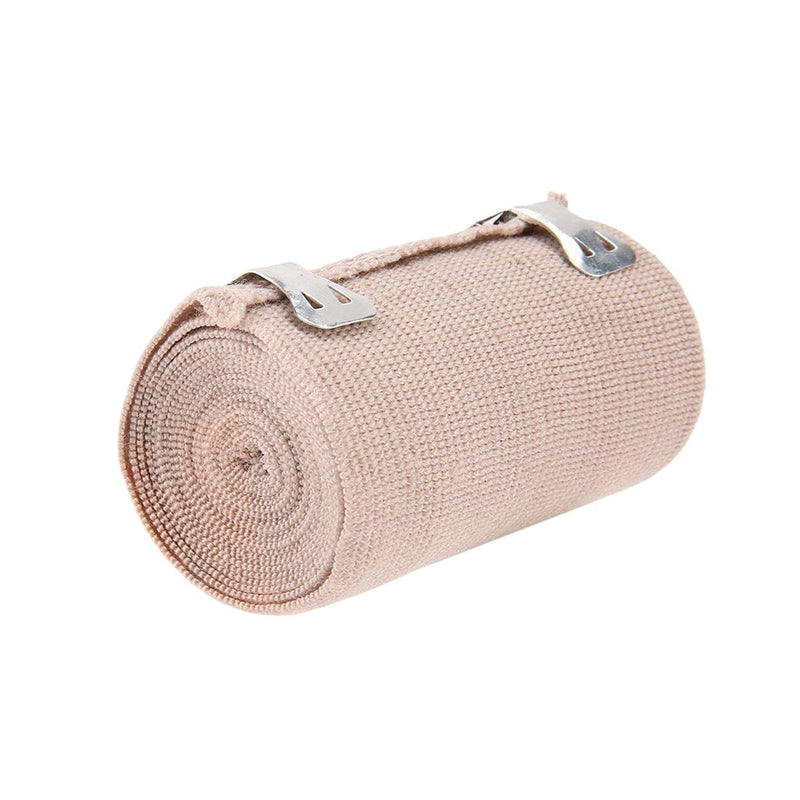 Healifty Elastic Bandage, 4 Pieces, Elastic Medical Bandages, Wrap, Compression Roller With Extra Metal Clips, Sport Delivery (2 X 7.5 Cm Width And 2 X 10 Cm Width) - NewNest Australia