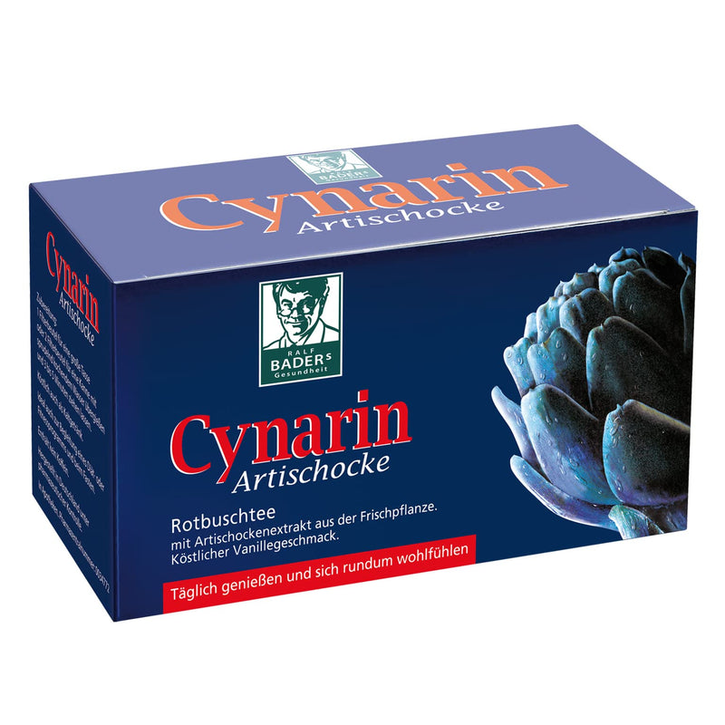 BADER's Cynarin artichoke rooibos tea from the pharmacy. With artichoke extract. Helpful when fasting or dieting. Delicious taste of vanilla. 2 x 20 bags - NewNest Australia