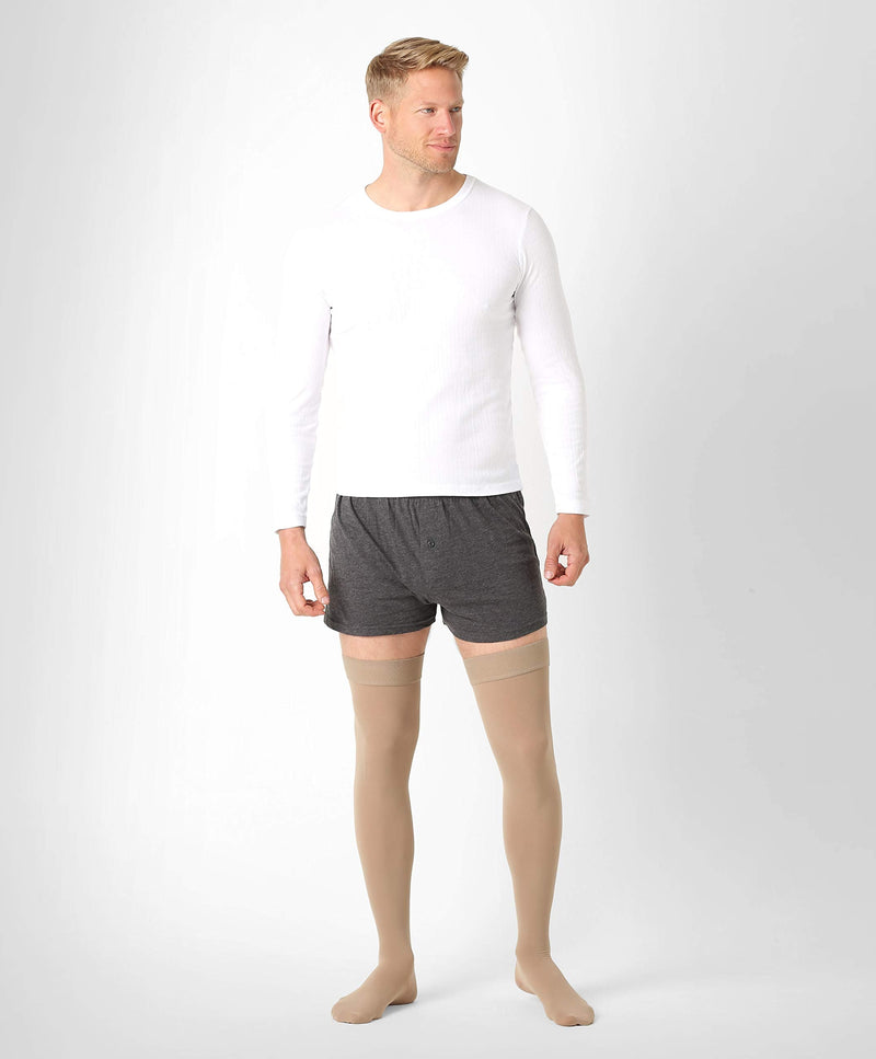 Graduated medical compression stockings (23-32 mmHg, 120 Den, Class 2) for women and men - Support stockings - Medical Compression Stockings Beige Size 2 - Short: A - Look at the third picture - NewNest Australia