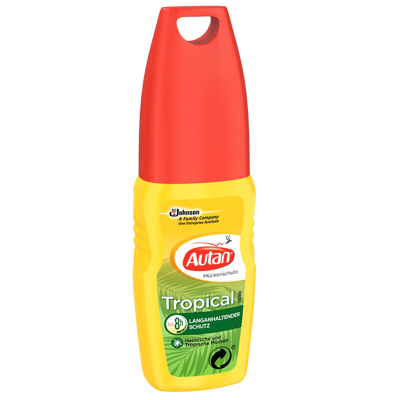 Autan Tropical, mosquito repellent, pump spray, pack of 1 (1 x 100 ml) - NewNest Australia