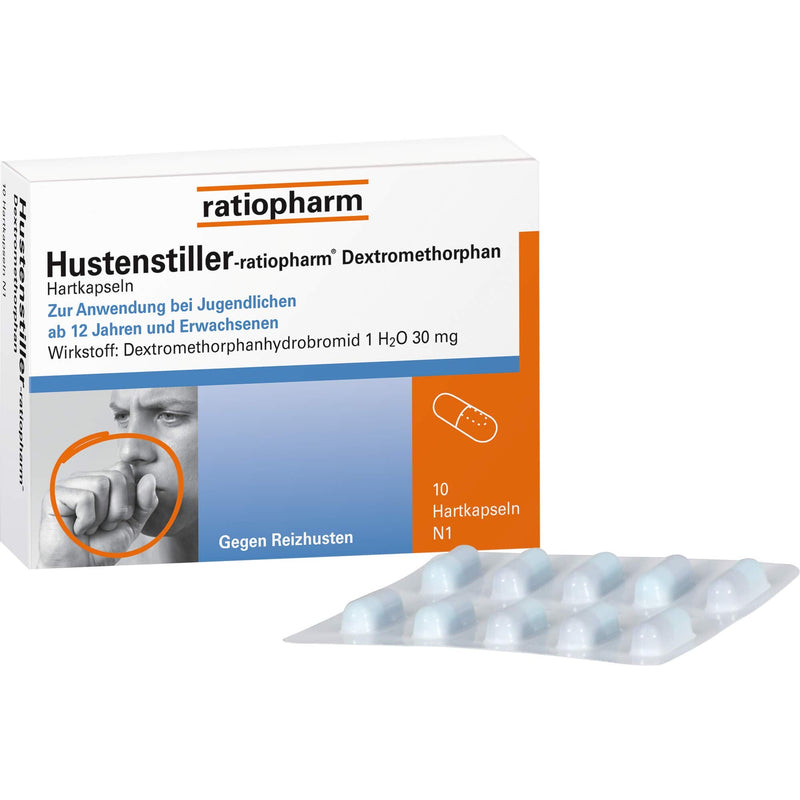 COUGH STILLER ratioph.Dextromethorphan capsules 10 pcs - NewNest Australia