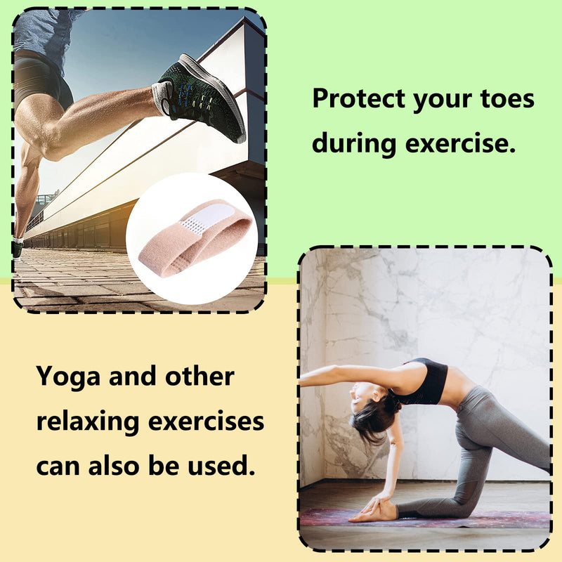 Pack of 10 hammer toe splint bandage, hammer toe corrector, toe separator, toe splint, toe bandages for correcting hammer toes, broken toes, crooked toes - NewNest Australia