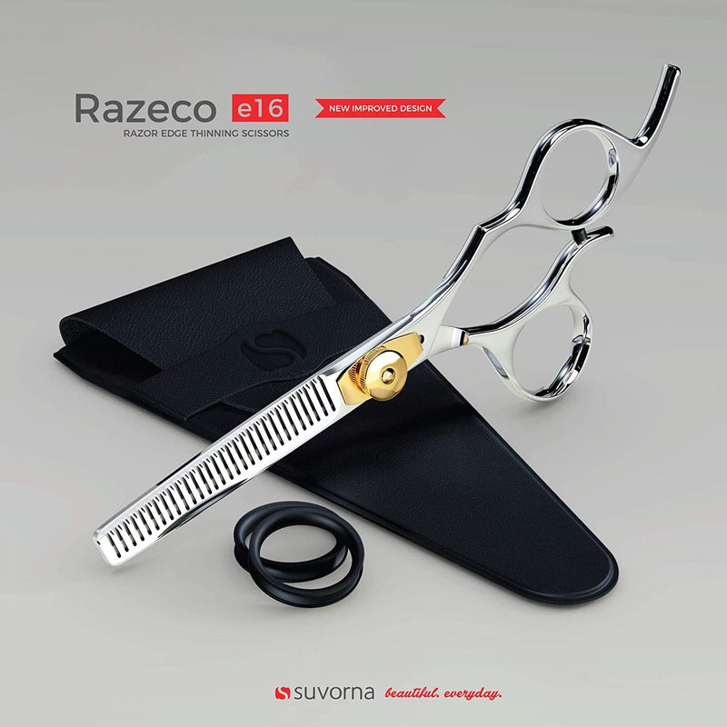 Suvorna Professional Hairdressing Thinning Scissors 6.5 inches - Barber Hair Thinning Scissors for Ladies Men Kids - Hairdresser Thinning Scissors for Hair Salon & Pet Grooming. - NewNest Australia