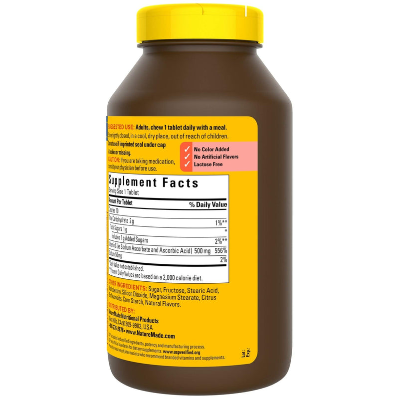 Nature Made Chewable Vitamin C 500 mg Tablets, 150 Count Value Size to Help Support the Immune System - NewNest Australia