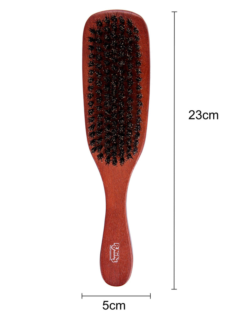 Ponik's organic beard brush with boar bristles, 100% natural bristles with wooden handle, beard care, solid beard comb with handle - NewNest Australia