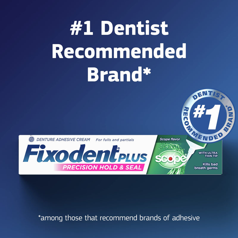 Fixodent Control Denture Adhesive Cream Plus Scope Flavor 2 oz (Pack of 4) - NewNest Australia
