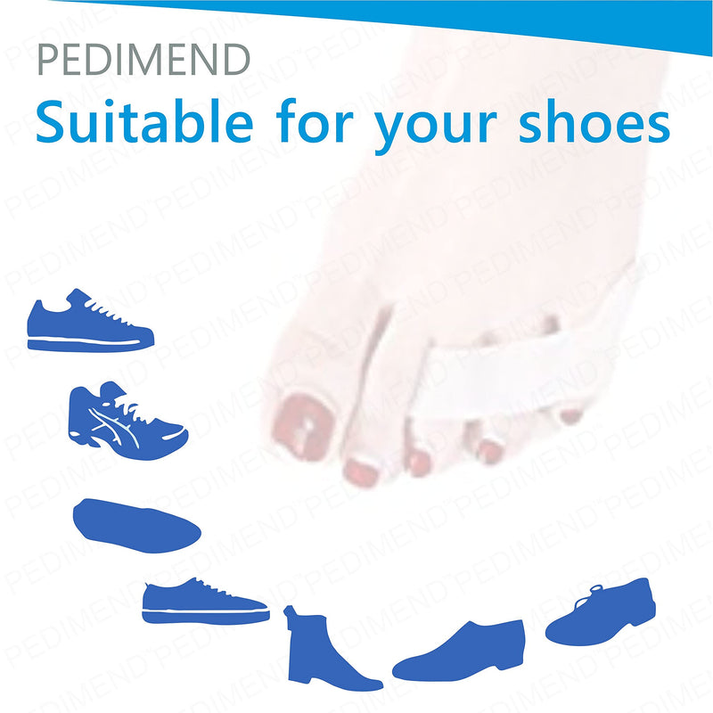 PEDIMEND Silicone Gel Little Toe Bunion Guard - 10 PCS Cushion For Pinky Toes - For Tailor's Bunion Problems - UNISEX - Foot Care (Three Hole Small Toe Separator) Three Hole Small Toe Separator - NewNest Australia