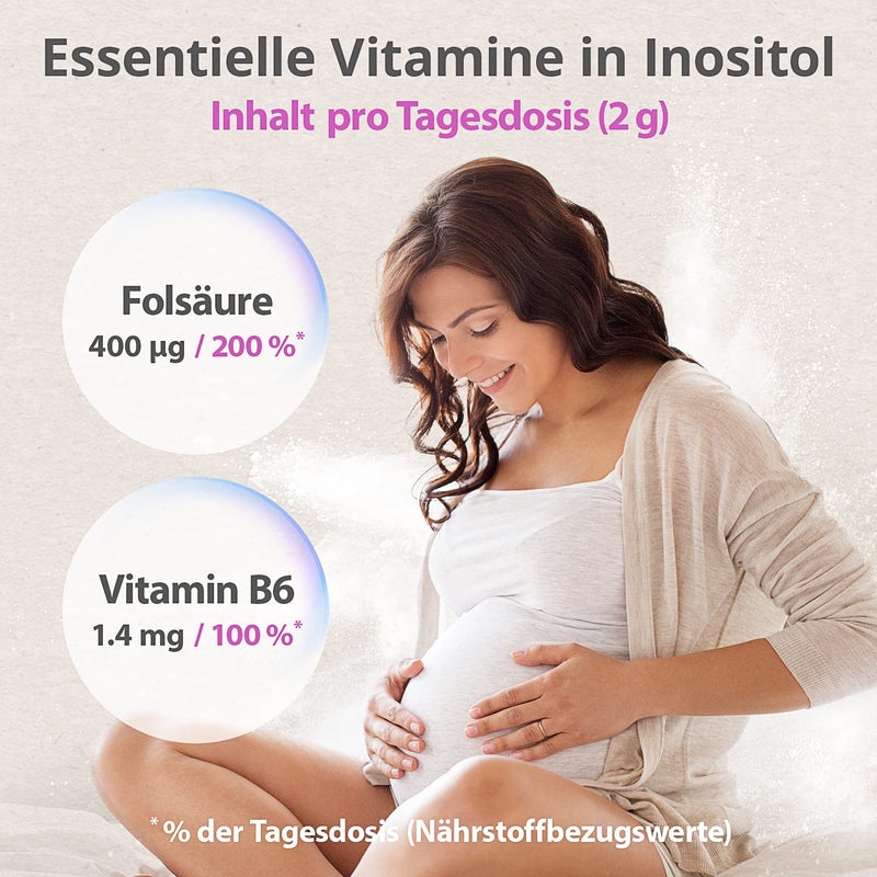 effective nature Inositol - 180 g - for cycle disorders due to PCOS syndrome - particularly effective thanks to Myo-Inositol and D-Chiro-Inositol, powder - Enough for 90 days... - NewNest Australia