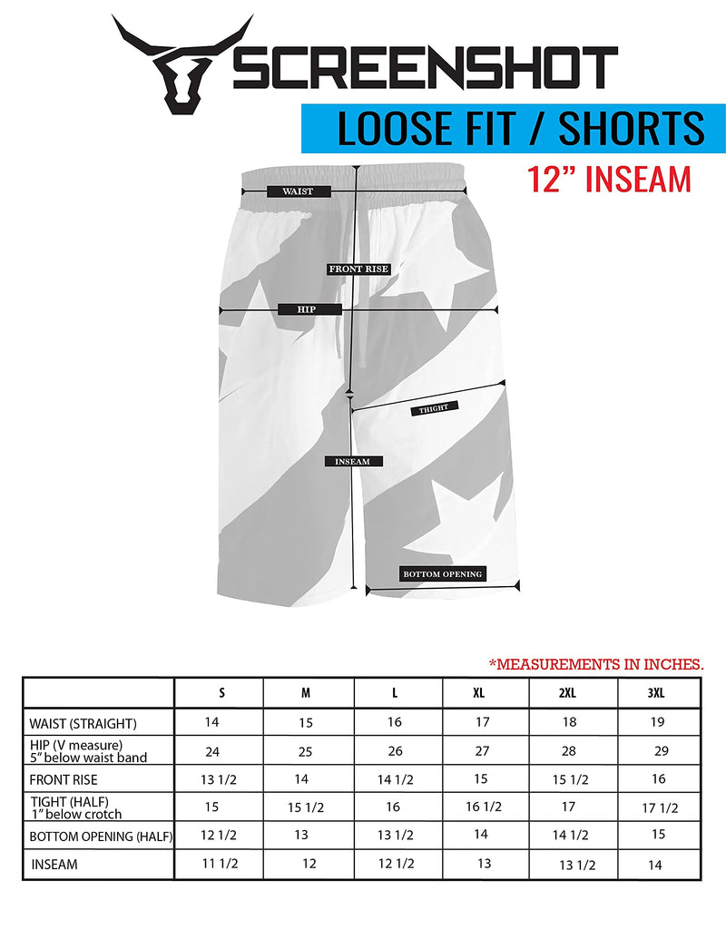 SCREENSHOT Men's Athletic Retro Throwback Basketball Gym Fitness Active Workout 12" Inseam Length Fashion Shorts Large Sp3102-pink - NewNest Australia