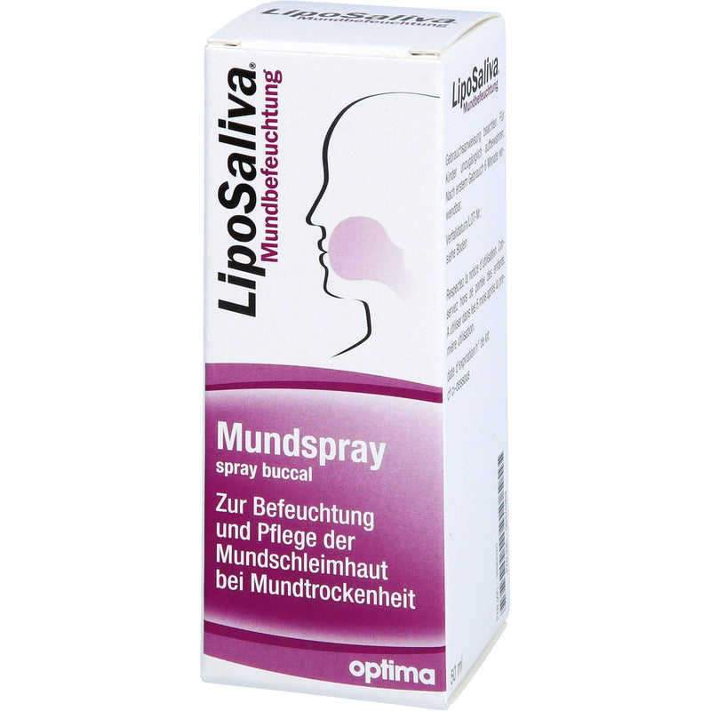 LipoSaliva mouth moistening, mouth spray for moistening and caring for the oral mucosa in case of dry mouth, 50 ml solution - NewNest Australia