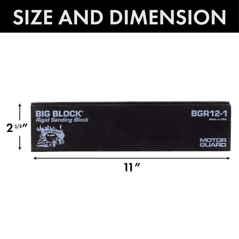 Motor Guard BGR12-1 Rigid PSA Sanding Block, 2 5/8" x 11" - NewNest Australia