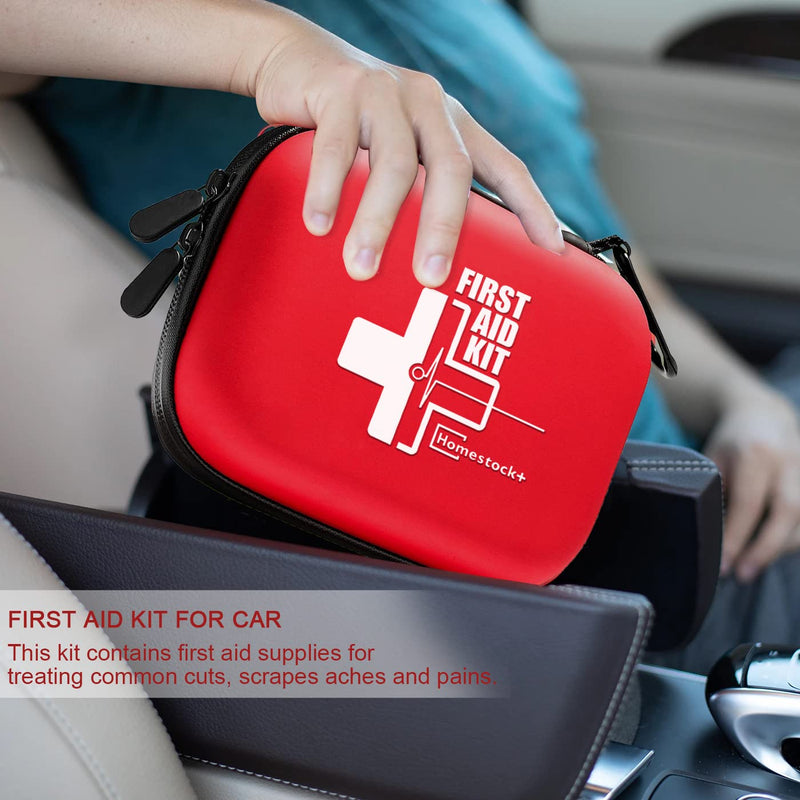 【2022 Upgrade】Portable Small First Aid Kit Compact Medical Kits with with Compartments EVA Case for Car, Home, Outdoors, Sports, Camping, Hiking and Office - NewNest Australia
