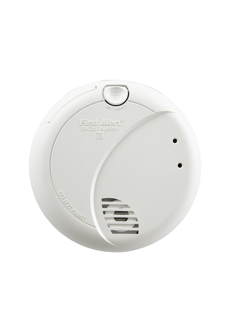 First Alert BRK 7010B Hardwired Smoke Detector with Photoelectric Sensor and Battery Backup , White - NewNest Australia