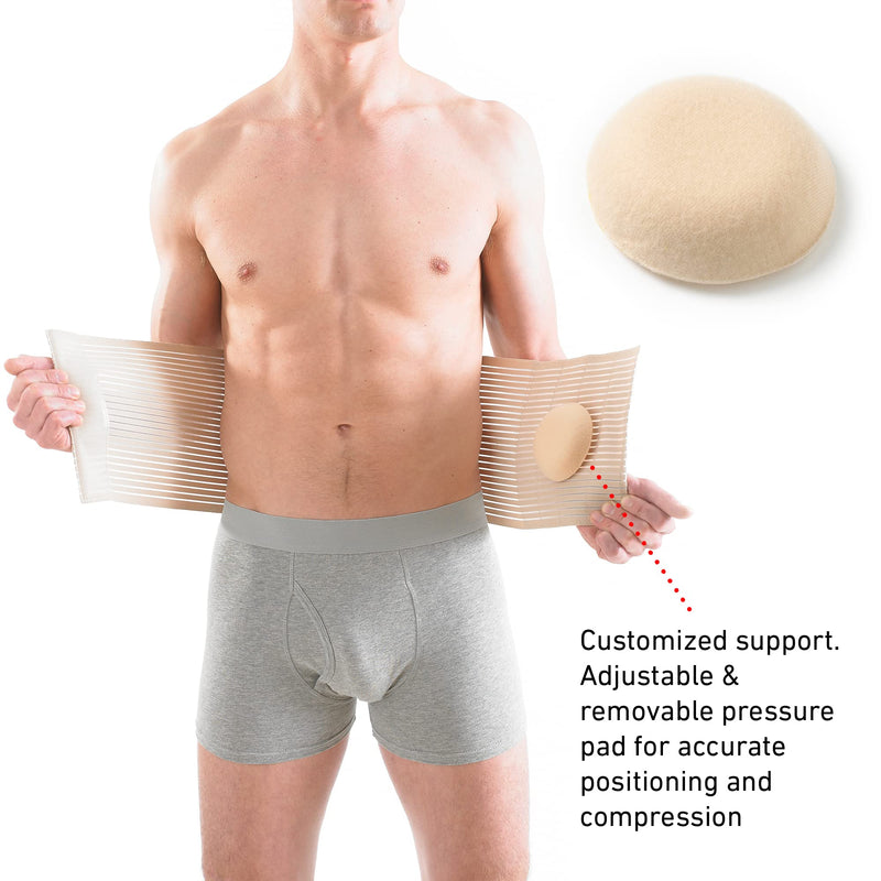 Neo-G Hernia Belt for Men and Women – Upper Abdominal Hernia Support – Umbilical Hernia Support Belt - Reduces Symptoms of Overstrain & Exertion - Breathable & Adjustable – L Large - NewNest Australia