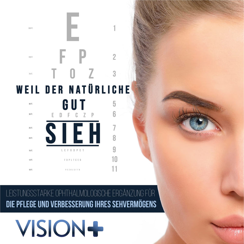 Healthy Fusion More Vision Powerful Eye Protector Improves The Quality Of Your Vision Strengthens Eye Tissue And Retina Eliminates Eye Pain Lutein Coenzyme Q10 Myrtilus 60U - NewNest Australia