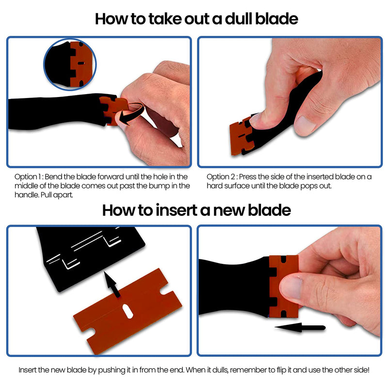 Perco Scraper with Plastic Razor for Removing Labels (Scraper w/Plastic Razor) - NewNest Australia