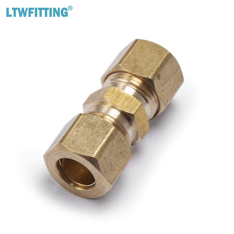 LTWFITTING 3/8-Inch OD Compression Union,Brass Compression Fitting(Pack of 10) - NewNest Australia