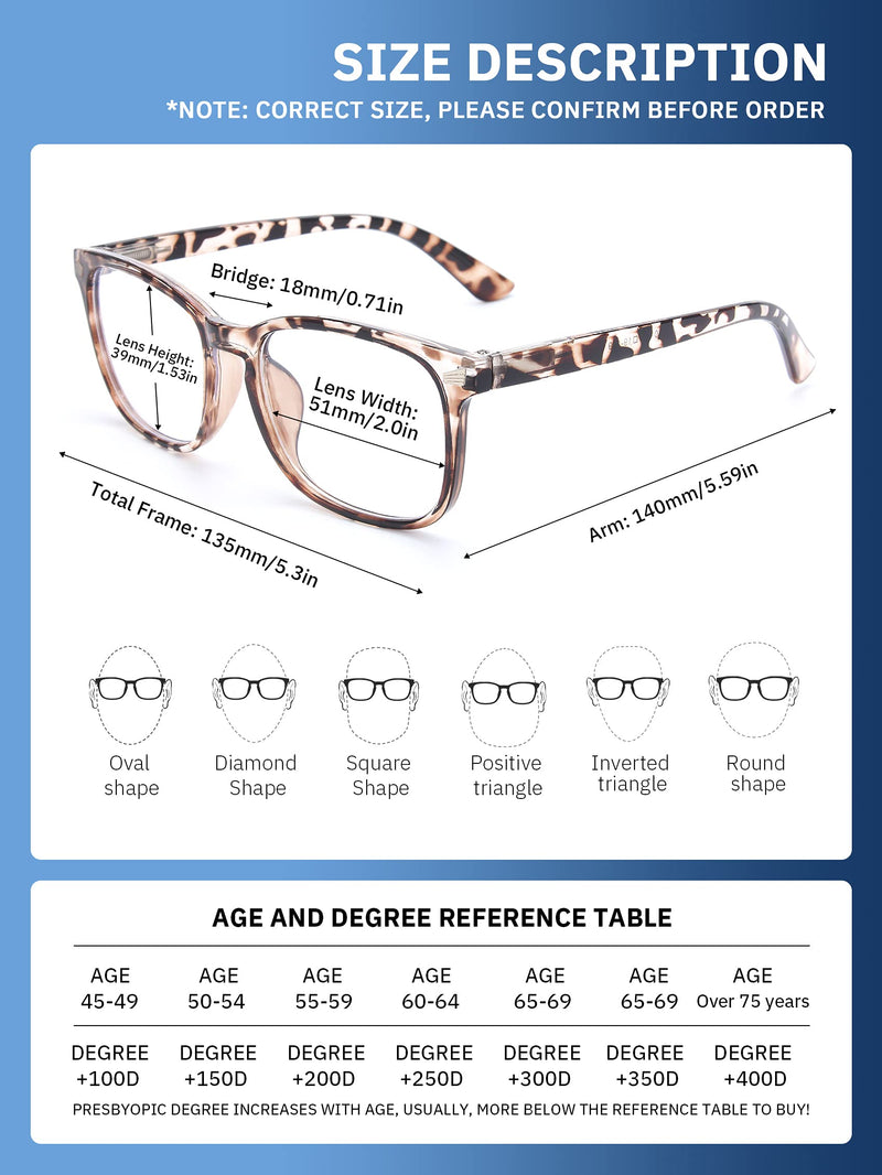 CCVOO 6 Pack Blue Light Blocking Reading Glasses, Anti Headache/Glare/Eye Strain Readers Computer Eyeglasses Women/Men (6 Pack Mix, 0.0) 6 Pack Mix 0.0 x - NewNest Australia