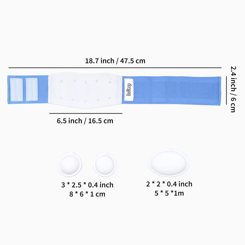 Umbilical Hernia Belt Baby. Hernia Belt For Infants. Belly Band Adjustable. Infant Belt For Newborns. Umbilical Hernia For Newborns. Newborn Baby Supplies - Bell Top (Blue) - NewNest Australia