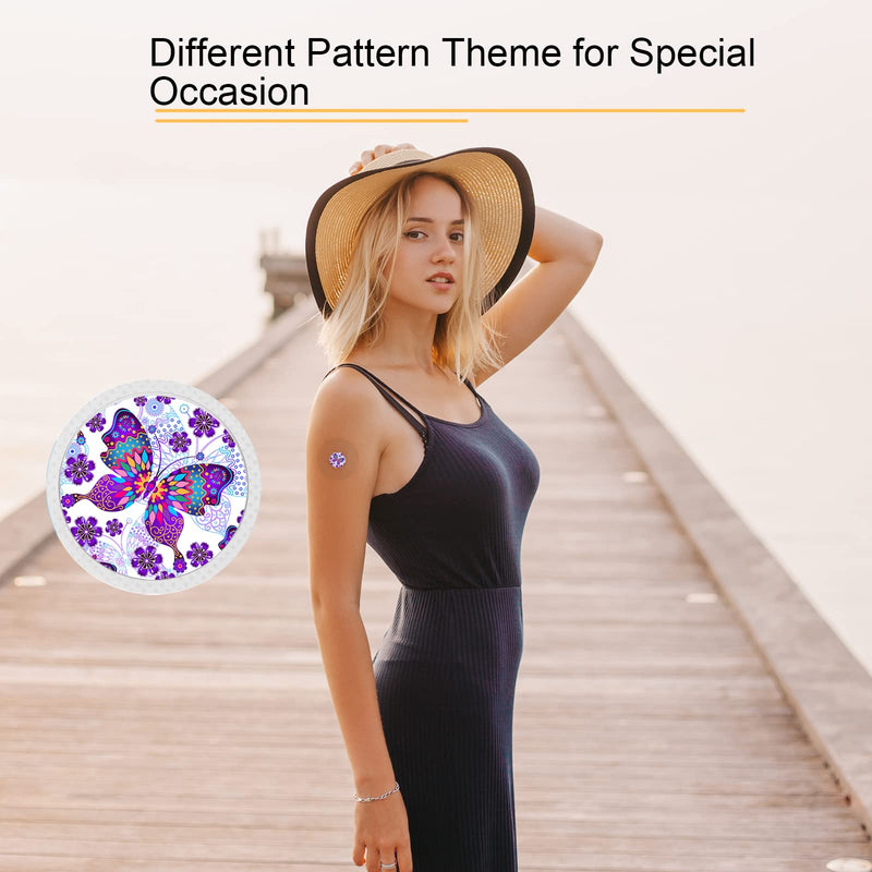Waterproof Freestyle Sensor Covers For Libre 2 & Libre 2 Sensor Stickers, Total 40 Pieces, Clear Adhesive Plasters, Durable For 14 Days, Latex-Free And Hypoallergenic - NewNest Australia
