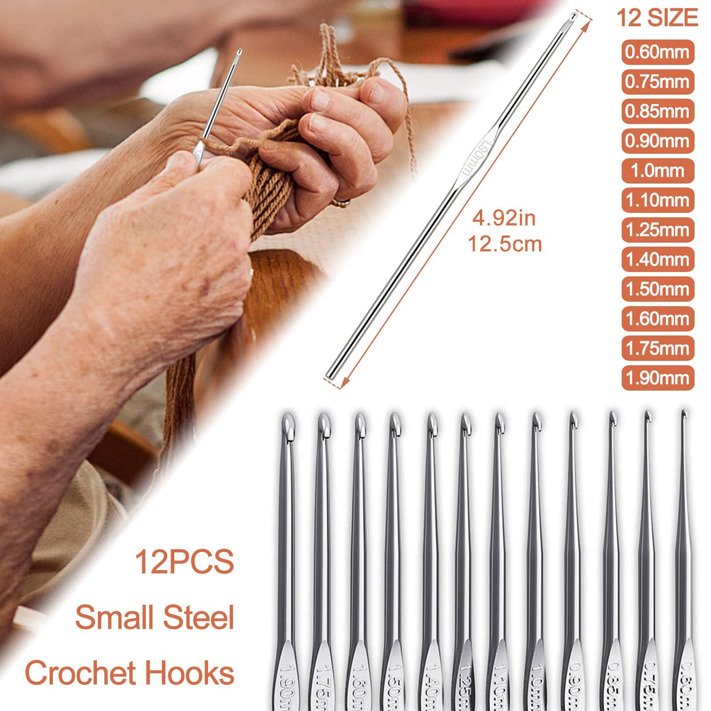 Coopay Crochet Kit Beginners Crochet Hook Set with Crochet Yarn