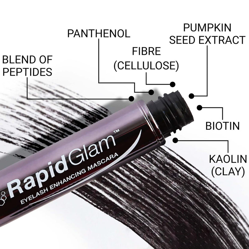 RapidGlam Eyelash Enhancing Mascserum, a Eyelash Primer, Serum and Mascara in One, for an Enhanced Appearance of Lash Definition, Volume and Length, 4g - NewNest Australia
