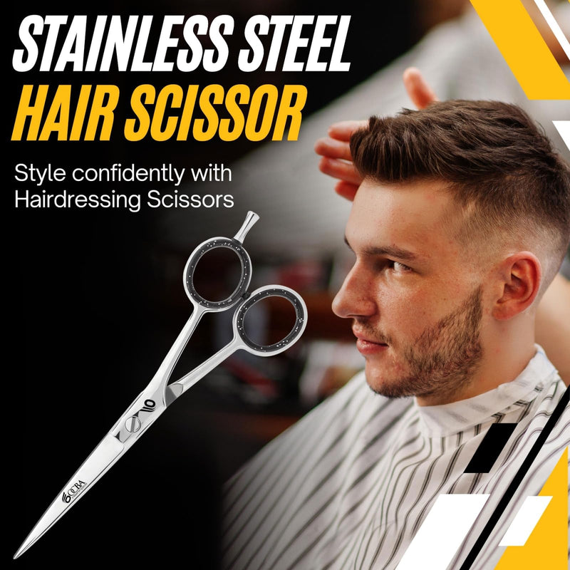 OCBA Hairdressing Scissors, Hairdressing Salon Scissors Stainless Steel Hair Scissors Professional Hairdressing Scissors, 6 Inch Scissors for Adults (Classic Hairdressing Scissors) Classic Hairdressing Scissors - NewNest Australia