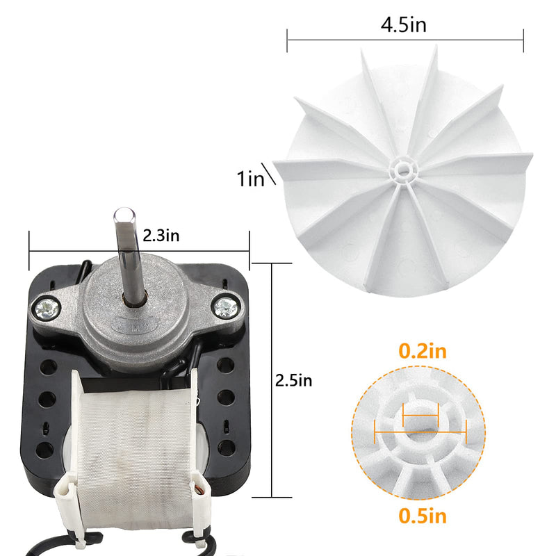 Universal Bathroom Vent Fan Motor Replacement Electric Motors Kit SM550 Compatible with Nutone Broan Replaces C01575,65100 50 CFM, 120V - NewNest Australia