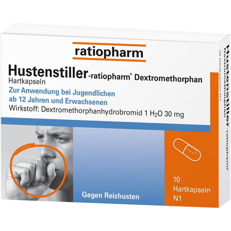 COUGH STILLER ratioph.Dextromethorphan capsules 10 pcs - NewNest Australia