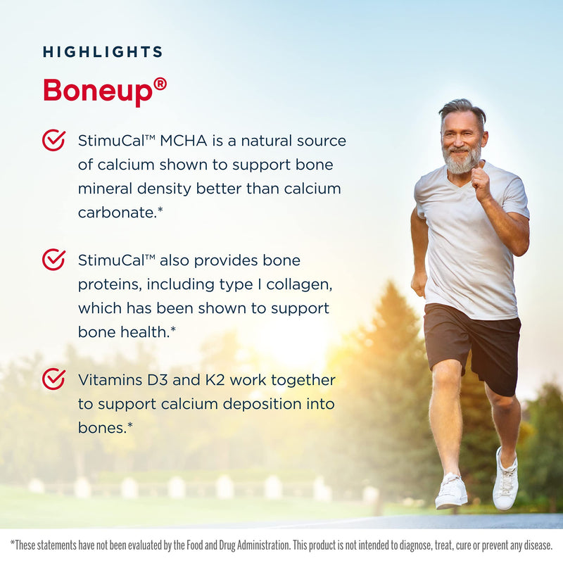 Jarrow Formulas BoneUp - 360 Capsules - Micronutrient Formula for Bone Health - Includes Natural Sources of Vitamin D3, Vitamin K2 (as MK-7) & Calcium - 180 Servings - NewNest Australia