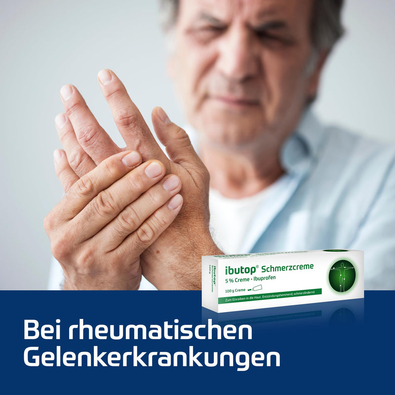 ibutop pain cream 5%, for inflammatory rheumatic diseases and chronic joint and muscle pain, with ibuprofen, anti-inflammatory, long-lasting, cream 150g - NewNest Australia