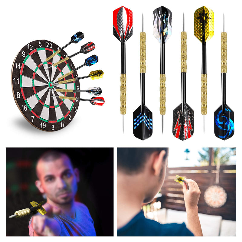 Accmor Steel Tip Darts, Professional Metal Darts, 14G Darts Metal Tip Set, Metal Darts for Dartboard,18 pcs Gorgeous - NewNest Australia
