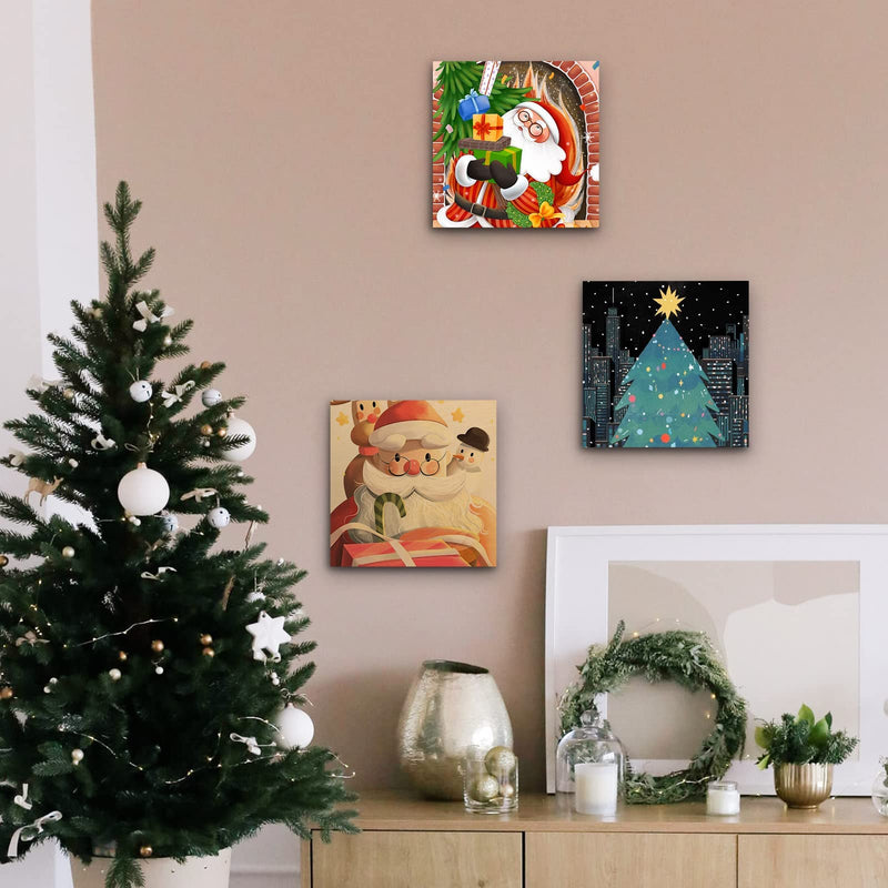 Unfinished Wood Boards Canvas for Painting, 5 Packs 3/4’’ Deep Cupohus 8’’ x 8’’ Wooden Cradled Panels for Pouring Art, Crfats, Parints and More 8" x 8" - NewNest Australia