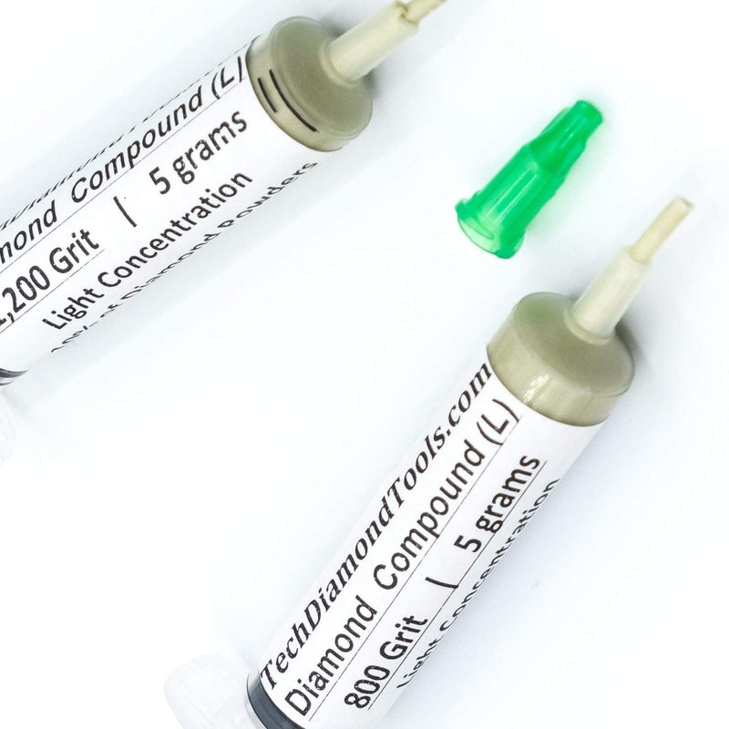 TechDiamondTools Kit of 3 Diamond Lapping Paste Polishing Compound 500 800 1200 Grit Lapidary Paste for Rock Glass Metal Jewelry Resin Marble with 10% of Diamond Powder USA Made 1200 800 500 grit - NewNest Australia