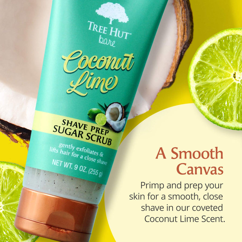 Tree Hut Bare Shave Prep Sugar Scrub, 9oz, Essentials for Soft, Smooth, Bare Skin - NewNest Australia