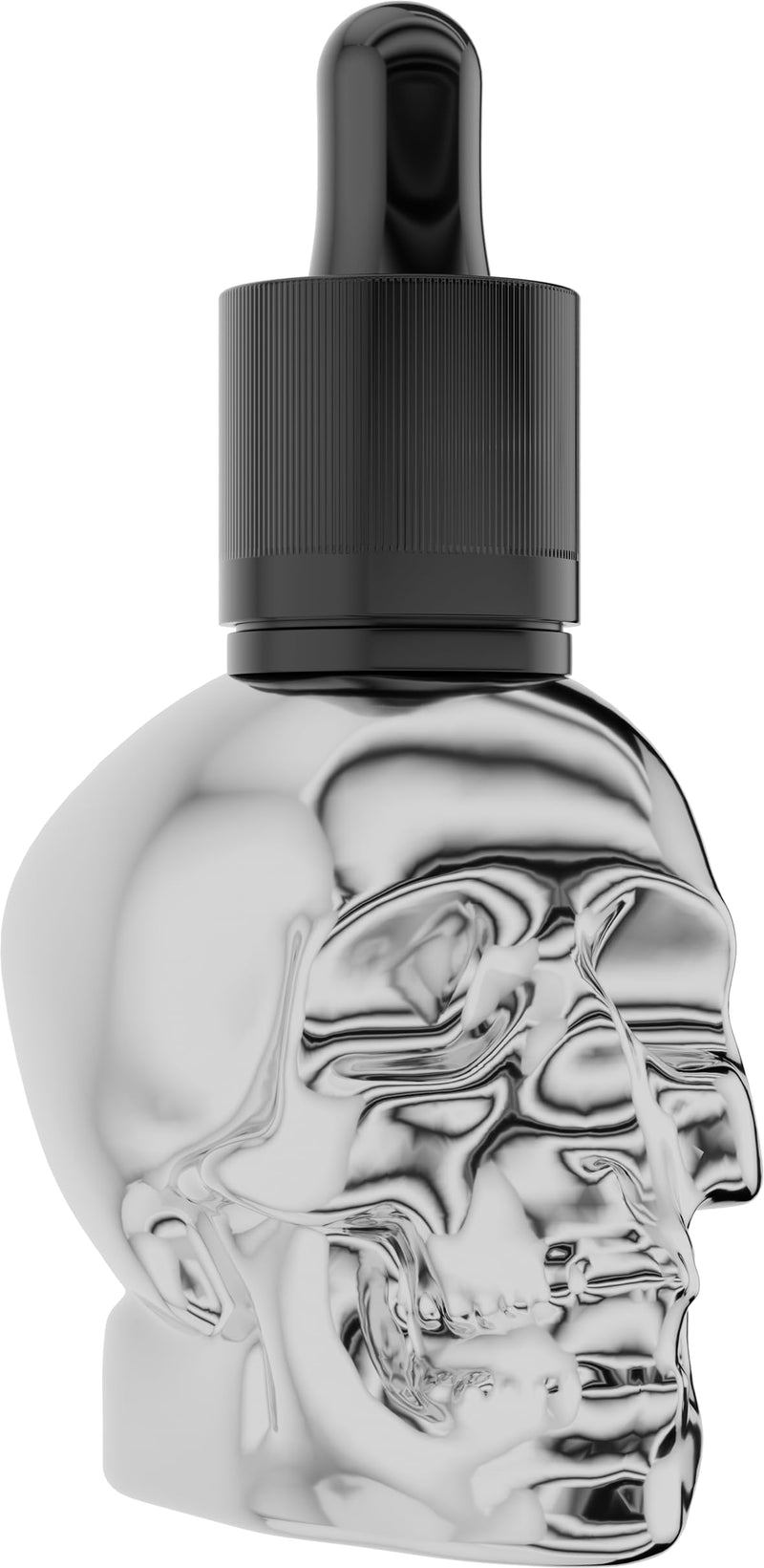 Bandido beard oil for daily beard care for 3-day beards or full beards Beard Oil as a gift for men | 40ml with pipette dispenser | Skull design | Barber-shop Beard Serum | (Silver) Silver - NewNest Australia