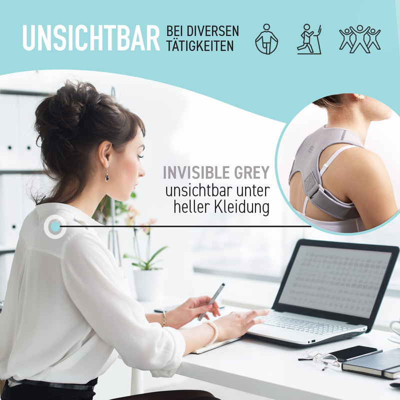 Back Bodyguard Posture Correction ‚ Innovative Back Holder For An Upright Posture ‚ Inconspicuous Back Support With Maximum Comfort ‚ Includes Storage Bag - Back Stabilizer M - NewNest Australia
