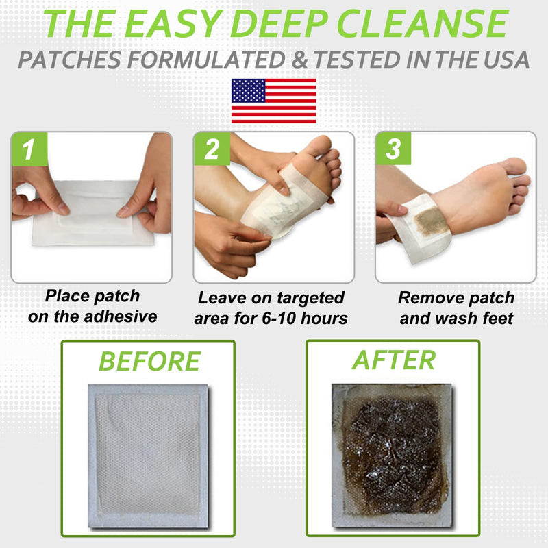 Dr. Entre's Detox Foot Patches: All Natural Detox Foot Pads to Remove Body Toxins, Pain Relief, Sleep Aid | Deep Cleansing Foot Detox Patches, 10 Pack 10 Count (Pack of 1) - NewNest Australia