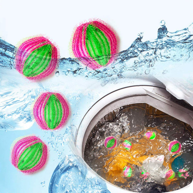 Pet Hair Remover for Laundry - Non-Toxic Reusable Dryer Balls Washer and Dryer Ball Remove Long Hair from Dogs and Cats on Clothes in The Washing Machine 12 Packs - NewNest Australia