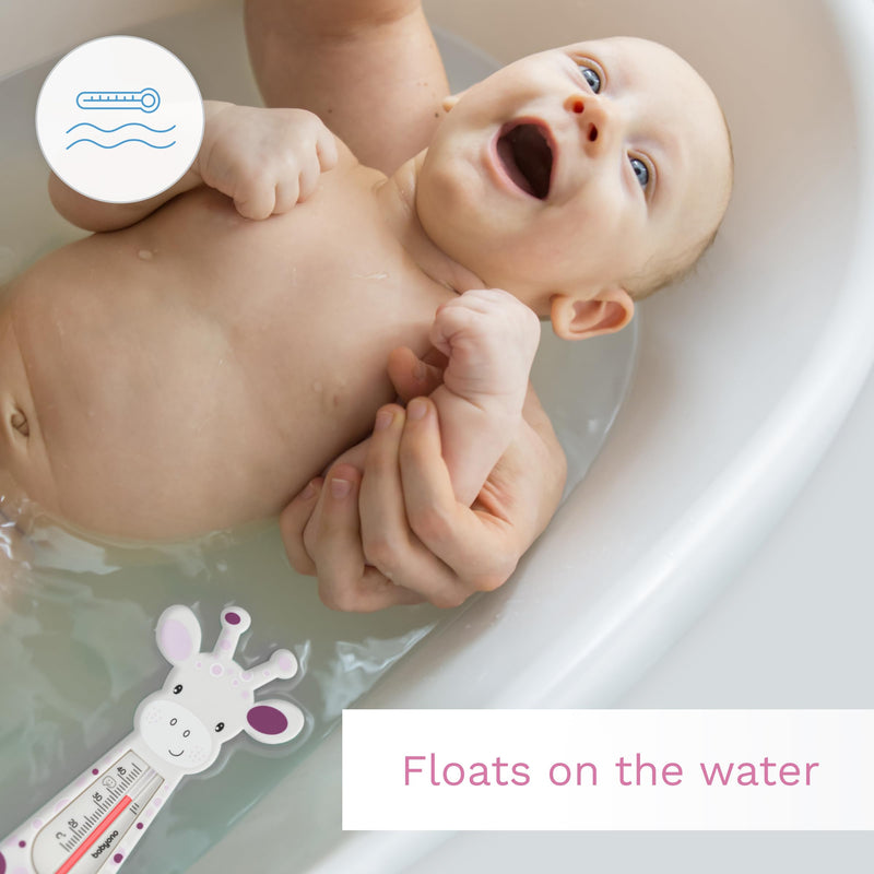 Baby Safe Floating Bath Thermometer, Giraffe (Grey) Grey - NewNest Australia