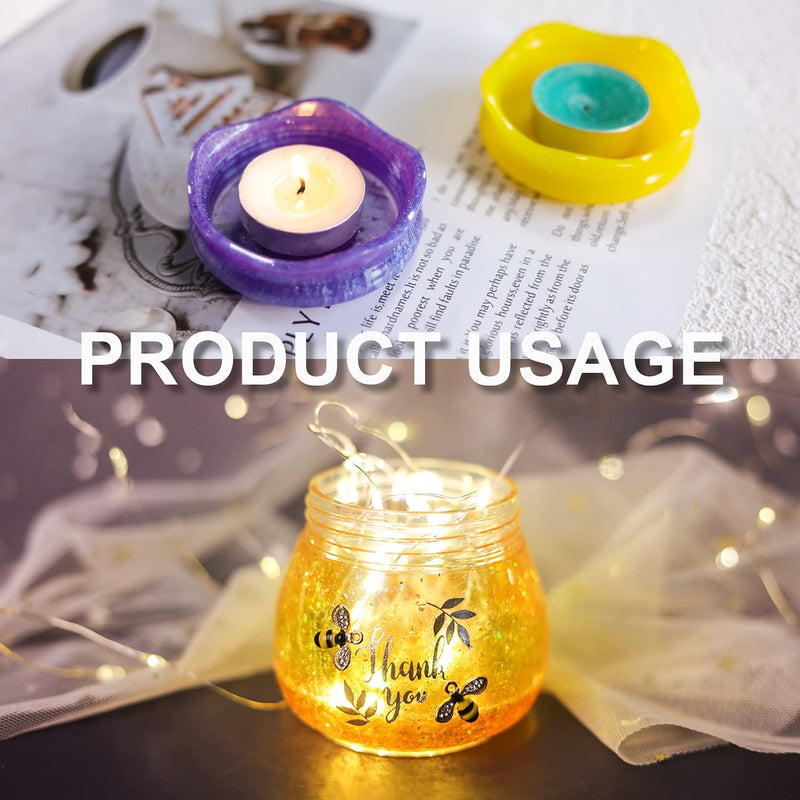 LET'S RESIN Silicone Jar Molds, Jar Resin Molds with Lid,Resin Pudding Silicone Molds for Storage Bottle,Candle Holder,Candy Container,Flower Pot, Gifts Storage Jar Molds - NewNest Australia